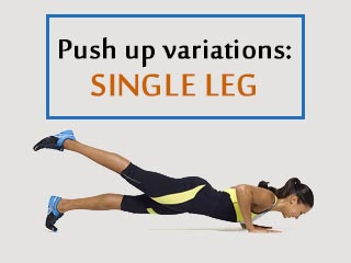 Push up variations never heard of single leg